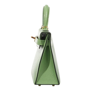 Hermès Vert Criquet Epsom Leather Mini Kelly II 20 Bag