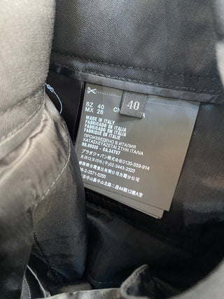 Prada Lace Side Panel Fitted Trousers