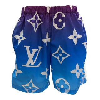 Louis Vuitton Monogram Gradient Blue Swim Shorts