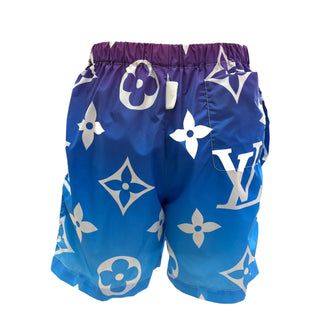Louis Vuitton Monogram Gradient Blue Swim Shorts