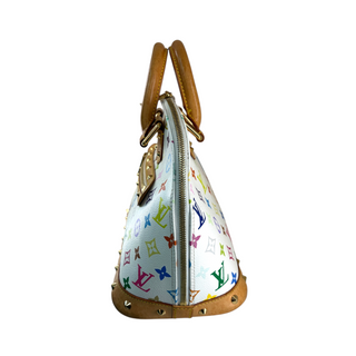 Louis Vuitton White Multicolore Monogram Alma PM Takashi Murakami Bag