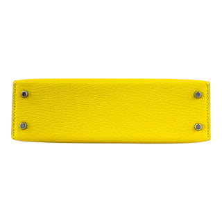 Hermès Jaune de Naples Chèvre Leather Mini Kelly 20 Bag
