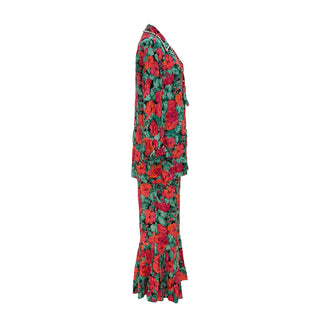 Gucci Floral Pearl Embellished Co-Ord Trouser Set