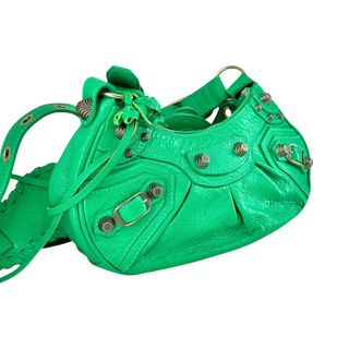Balenciaga Green Le Cagole XS Shoulder Bag