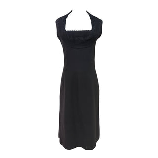 Alaïa Black Chromatique Knit Midi Dress Size FR 42