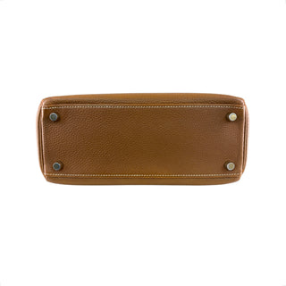 Hermès Gold Kelly 25 Togo Leather Bag Gold Hardware