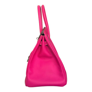 Hermès Birkin 35 Rose Tyrien Epsom Leather Palladium Hardware