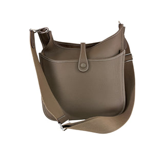 Hermès Evelyne III 29 Taurillon Clemence Etoupe Crossbody Bag