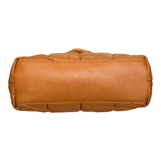 Yves Saint Laurent Loulou Medium Shoulder Bag Vintage Tan Leather Gold Hardware