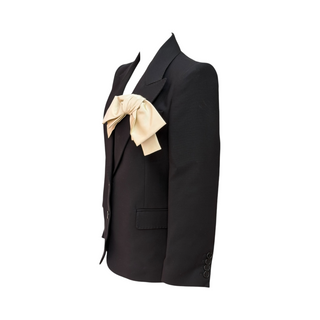 Valentino Black Bow Detail Blazer