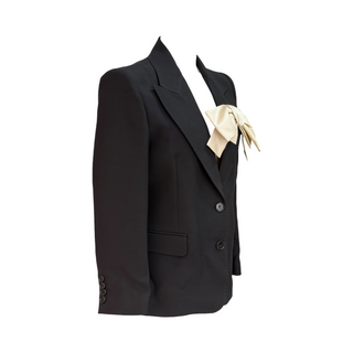 Valentino Black Bow Detail Blazer