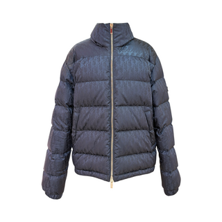 Christian Dior Navy Oblique Puffer Jacket