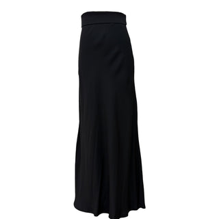 Givenchy Black Bias-Cut Maxi Skirt