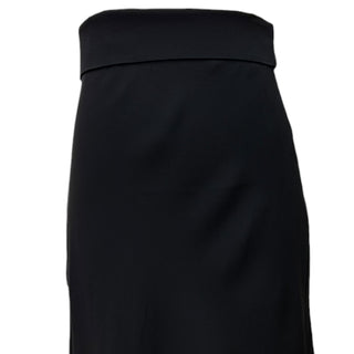 Givenchy Black Bias-Cut Maxi Skirt