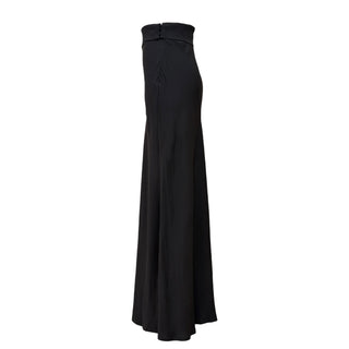 Givenchy Black Bias-Cut Maxi Skirt