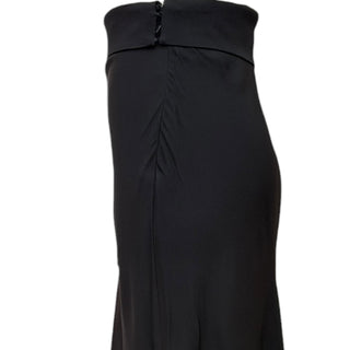 Givenchy Black Bias-Cut Maxi Skirt