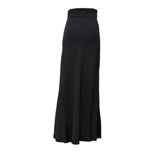 Givenchy Black Bias-Cut Maxi Skirt