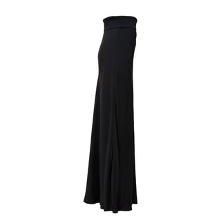 Givenchy Black Bias-Cut Maxi Skirt