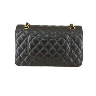 Chanel Black Lambskin Medium Classic Double Flap Bag GHW