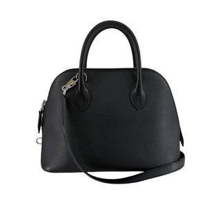 Hermès Bolide 27 Black Epsom Leather Palladium Hardware