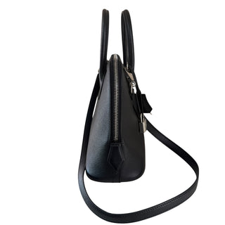 Hermès Bolide 27 Black Epsom Leather Palladium Hardware
