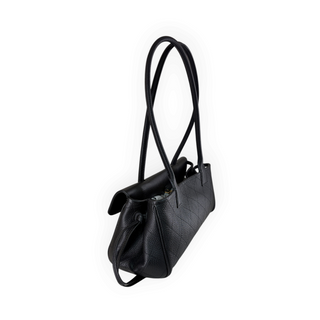 Chanel Black Urban Essentials Small Shopping Bag Grained Calfskin Gold Hardware