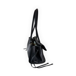 Chanel Black Urban Essentials Small Shopping Bag Grained Calfskin Gold Hardware