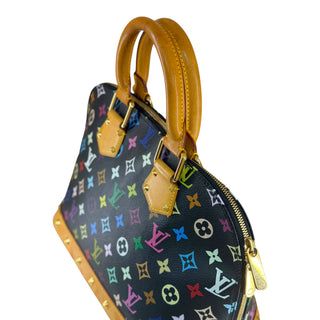 Louis Vuitton x Takashi Murakami Black Monogram Multicolore Alma PM Bag