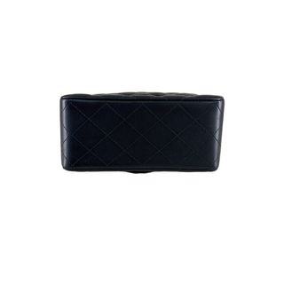 Chanel Black Quilted Lambskin Mini Square Flap Bag Gold-Tone Hardware