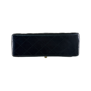 Chanel Black Quilted Lambskin Mini Rectangular Flap Bag Gold-Tone Hardware