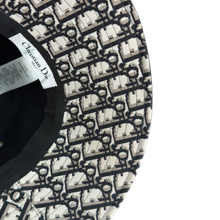Christian Dior Teddy-D Black Veiled Vinyl Bucket Hat