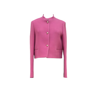 Christian Dior Pink Wool Skirt Suit Set