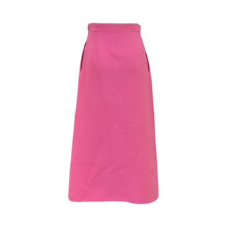 Christian Dior Pink Wool Skirt Suit Set