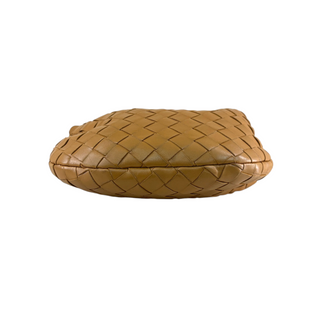 Bottega Veneta Caramel Intrecciato Leather Mini Jodie Bag