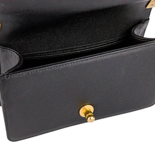 Chanel Small Boy Black Caviar Leather Shoulder Bag