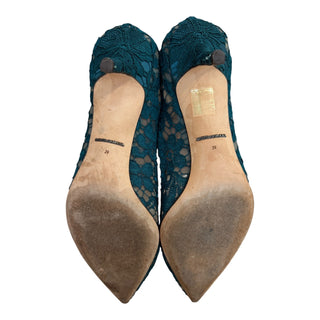 Dolce & Gabbana Bellucci Crystal-Embellished Lace Pumps