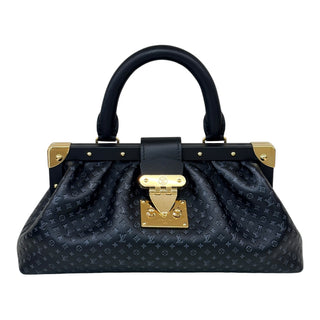 Louis Vuitton Black Calfskin Nanogram Monogram Clutch