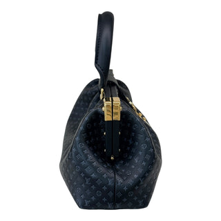 Louis Vuitton Black Calfskin Nanogram Monogram Clutch