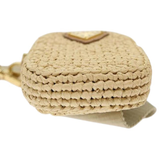 Prada Raffia Belt Bag / Waist Pouch