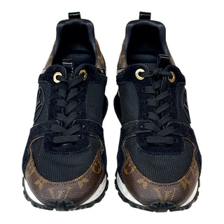 Louis Vuitton Black Monogram Canvas Run Away Sneakers