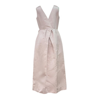 Christian Dior Pale Pink Silk Embroidered Maxi Dress FR 40