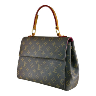 Louis Vuitton Monogram Cluny BB Bag Bordeaux with Fuchsia Interior