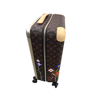 Louis Vuitton Brown Monogram Takashi Murakami Flower Rolling Cabin Suitcase