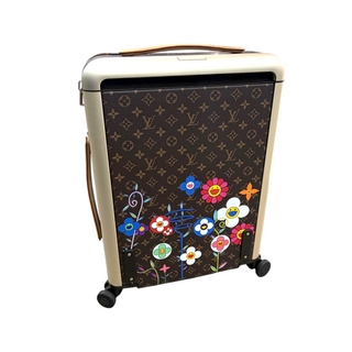 Louis Vuitton Brown Monogram Takashi Murakami Flower Rolling Cabin Suitcase