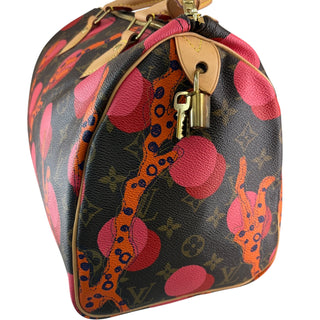 Louis Vuitton Limited Edition Monogram Ramages Speedy 30 Grenade