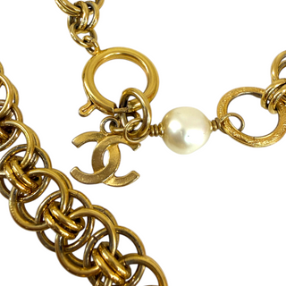Chanel Gold-Tone Birdcage Bell Charm Necklace
