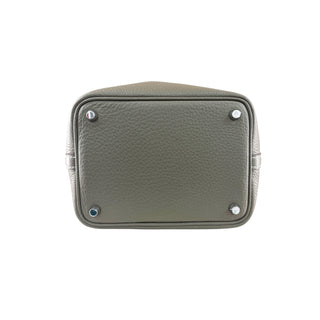 Hermès Grey Picotin Lock Bag Taurillon Clemence Leather Palladium Hardware