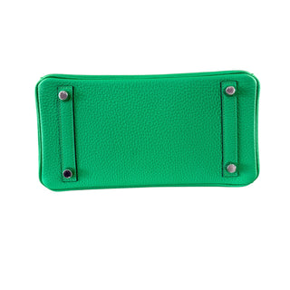 Hermès Birkin 25 Vert Comics Togo Leather Palladium Hardware