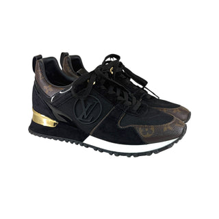 Louis Vuitton Run Away Monogram Mesh Sneakers Black