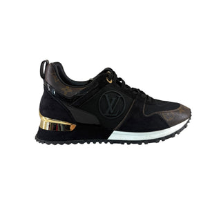 Louis Vuitton Run Away Monogram Mesh Sneakers Black
